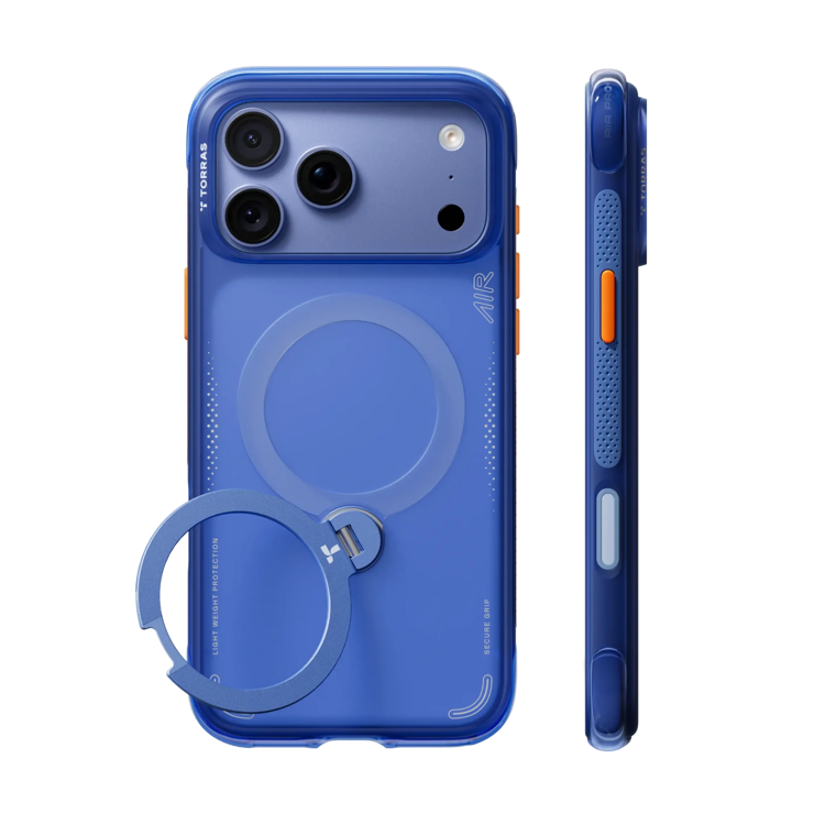 Picture of Torras Ostand Q3 Air iPhone 18 Pro Arctic Blue