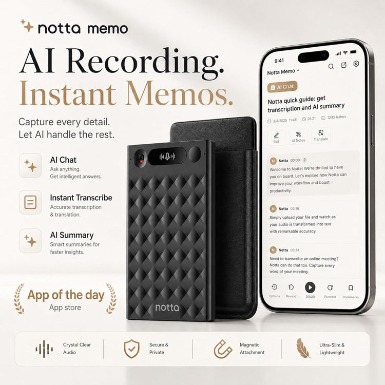 Picture of Notta Memo AI Voice Recorder
