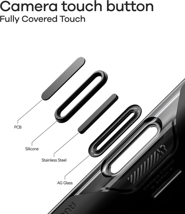 Picture of Aulumu A17 Shockproof Case for iPhone 17 Pro Max Black