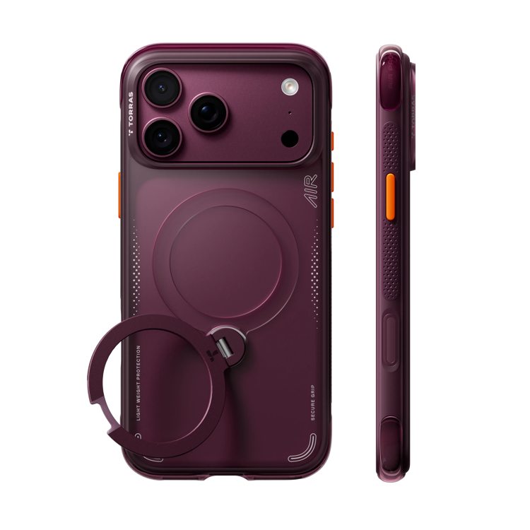 Picture of Torras Ostand Q3 Air iPhone 18 Pro Cosmic Purple
