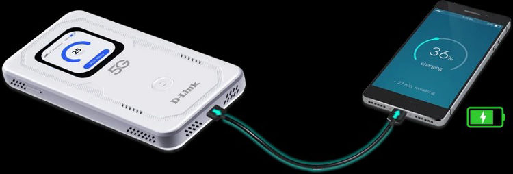 Picture of D-Link DWR-U2100 5G Wi-Fi 6 Portable Mobile Router
