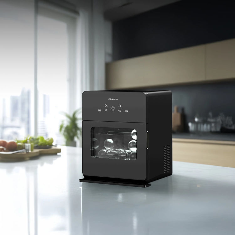 Picture of Porodo Lifestyle Sphere Shaped 260W Dual Sphere Ice Maker 1.6L