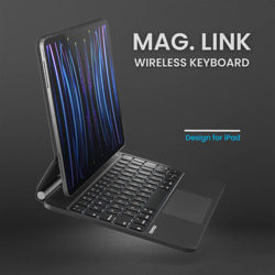 Picture of MOMAX MAG.LINK WIRELESS MAGNETIC ARABIC VER KEYBOARD (Color: BLACK)_KB3MAD