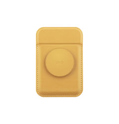 Picture of UNIQ FLIXA MAGNETIC CARD HOLDER AND POP-OUT GRIP-STAND - CANARY (CANARY YELLOW)