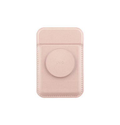 Picture of UNIQ FLIXA MAGNETIC CARD HOLDER AND POP-OUT GRIP-STAND - BLUSH PINK (PINK)