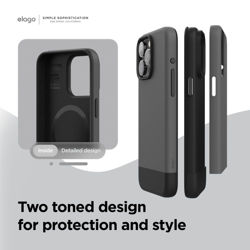 Picture of Elago Glide Case iPhone 15 Pro (Dark Grey/Black)