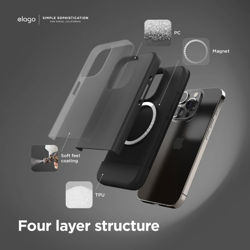 Picture of Elago Glide Case iPhone 15 Pro (Dark Grey/Black)