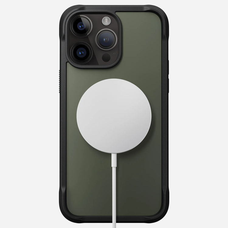 صورة Nomad Rugged Case for iPhone 14 Pro Case ShockProof 360 Drop Protect - Ash Green