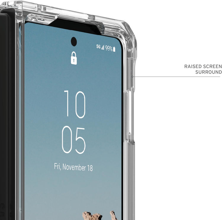 صورة UAG Plyo Pro MagSafe Case for Samsung Galaxy Z Fold 5 - Ice/Silver