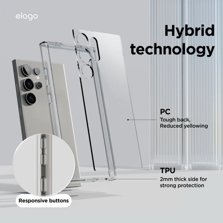 Picture of Elago Hybrid Clear Case for Galaxy S24 Ultra