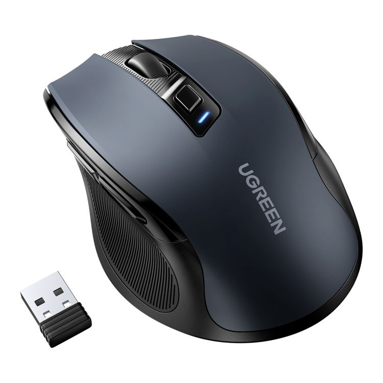 Picture of Ugreen MU006 Wireless USB 2.4GHz 4000 DPI Optical Mouse - Black