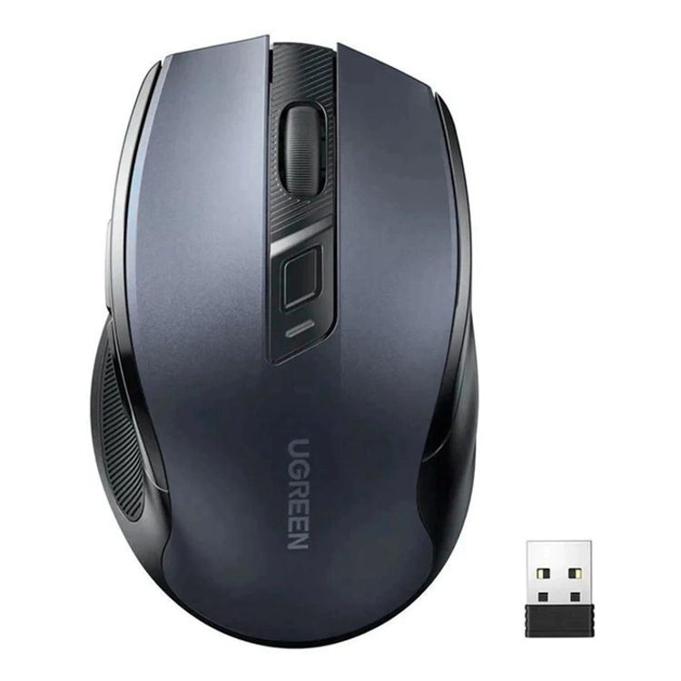 Picture of Ugreen MU006 Wireless USB 2.4GHz 4000 DPI Optical Mouse - Black