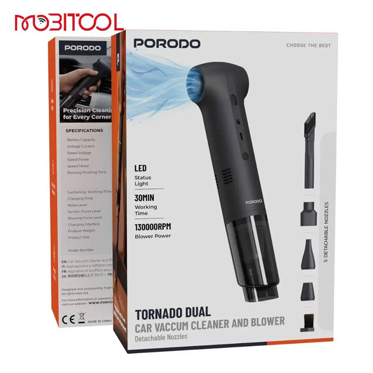 Picture of Porodo Tornado Dual Car Vacuum Cleaner & Air Blower