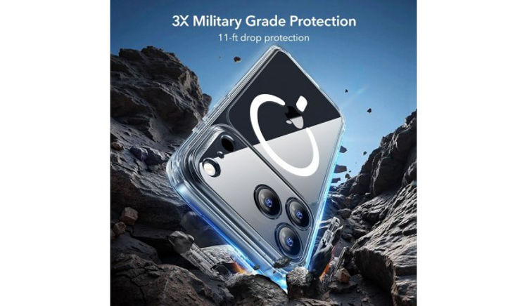 Picture of ESR Classic Hybrid MagSafe + Tempered Glass Set for iPhone 17 Pro Max - Clear