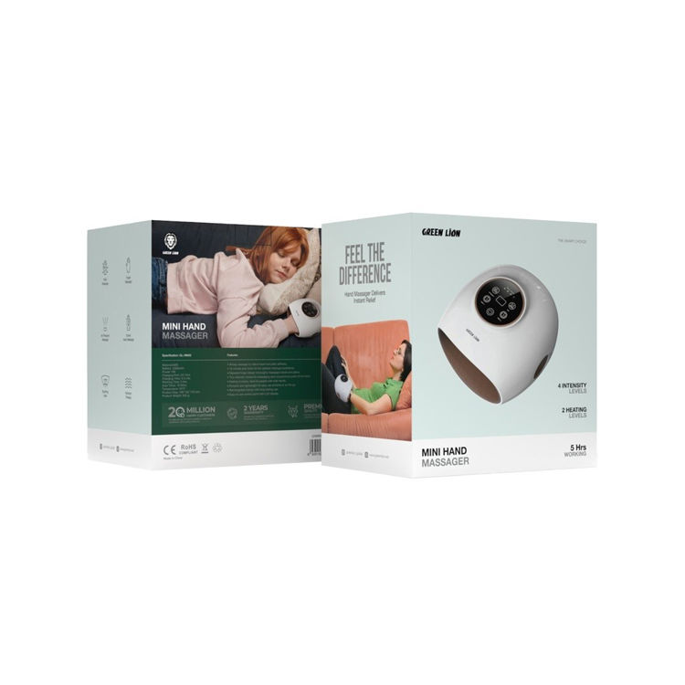 Picture of Green Lion Mini Hand Massager  - White