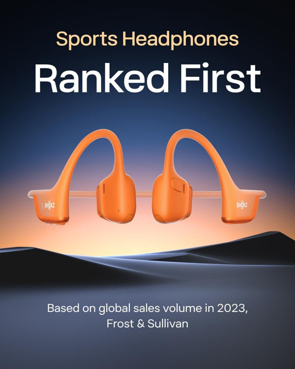 صورة Shokz Open Run Pro 2 Bluetooth Wireless Headphones - Orange