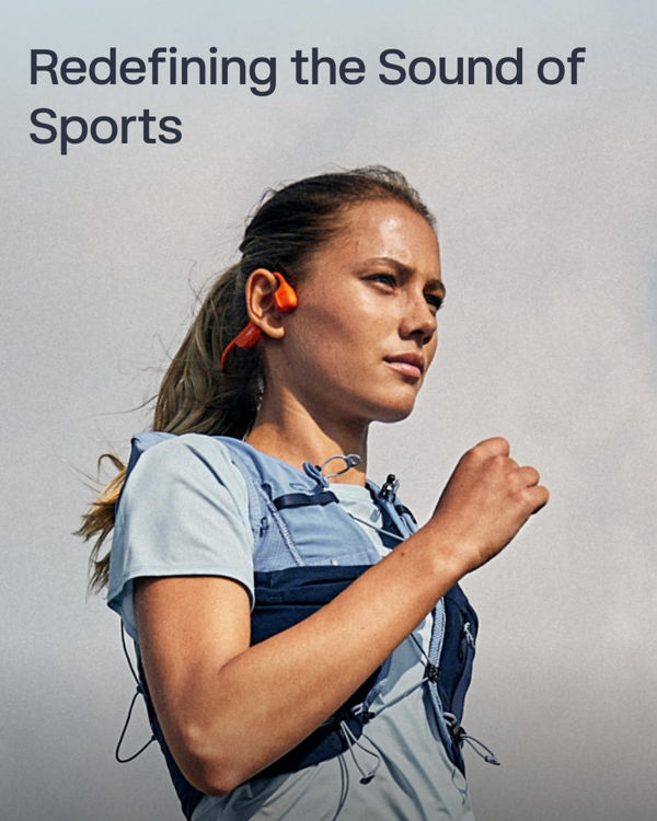 صورة Shokz Open Run Pro 2 Bluetooth Wireless Headphones - Orange