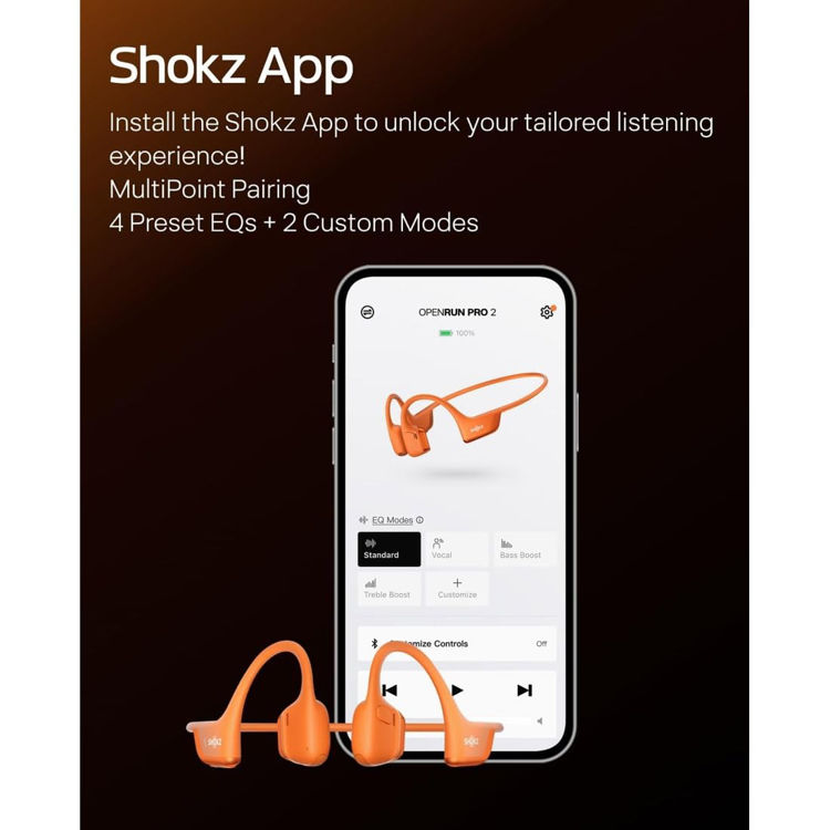 Picture of Shokz - OpenRun Pro 2 Mini Bone Conduction Sports Headphones - Orange