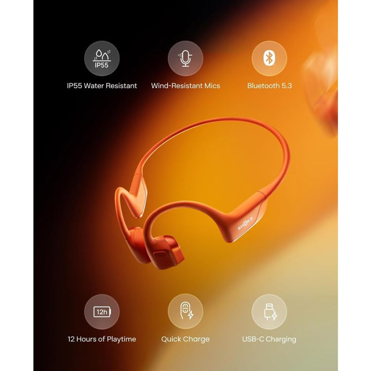 Picture of Shokz - OpenRun Pro 2 Mini Bone Conduction Sports Headphones - Orange