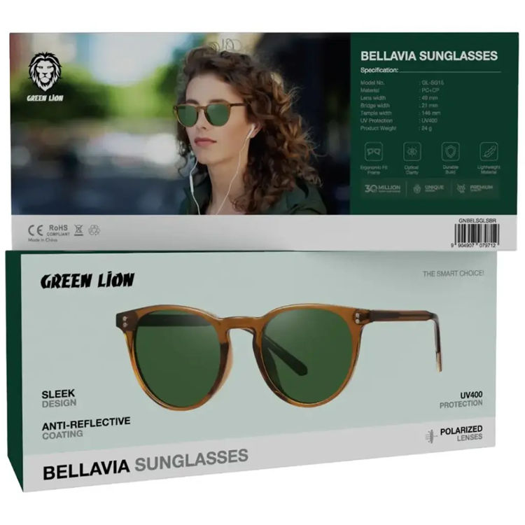 Picture of  Green Lion BELLAVIA Sunglasses - Brown 