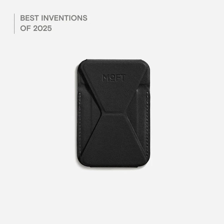 Picture of MOFT Snap-On iPhone Stand & Wallet - Jet Black(MOVAS)_MS007MA-1-ME-JTBK