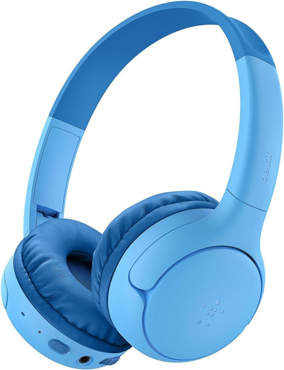 Picture of Belkin SoundForm Mini 2 Wireless Headphones for Kids - Blue