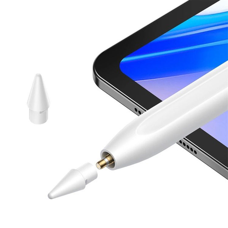 Picture of Baseus Smooth Writing 2 Overseas Edition stylus with active tip for iPad with replaceable tip - white