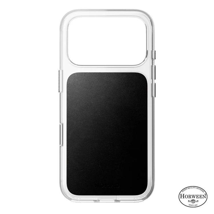 Picture of Nomad Clear Leather iPhone 18 Pro Black Horween_NM017781858