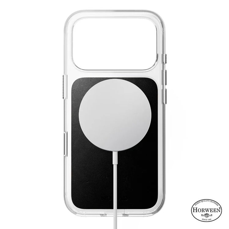 Picture of Nomad Clear Leather iPhone 18 Pro Black Horween_NM017781858