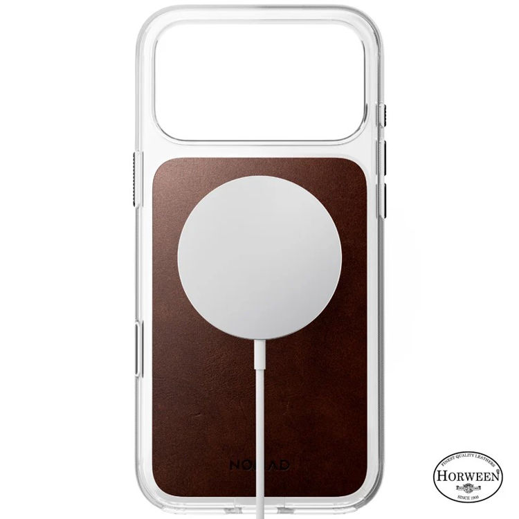 Picture of Nomad Clear Leather iPhone 18 Pro Max Rustic Brown_NM017750858