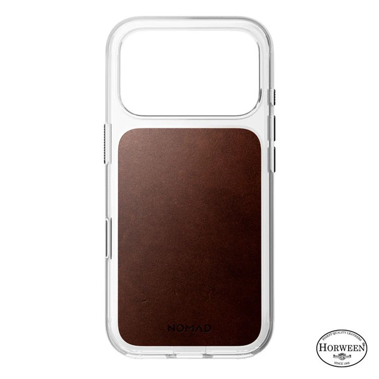 Picture of Nomad Clear Leather iPhone 18 Pro Rustic Horween_NM017774858