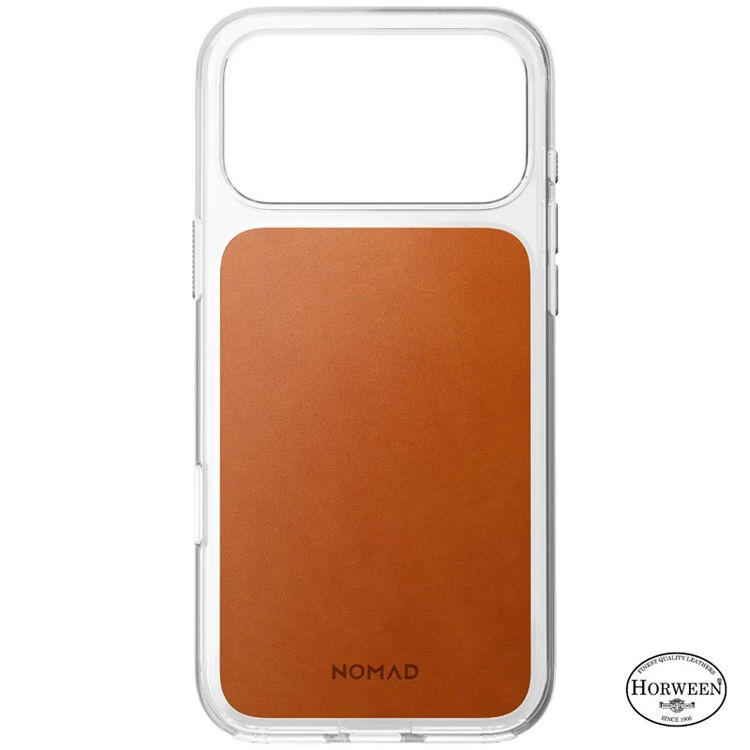 Picture of Nomad Clear Leather  iPhone 18 Pro Max Saddle_NM017736858