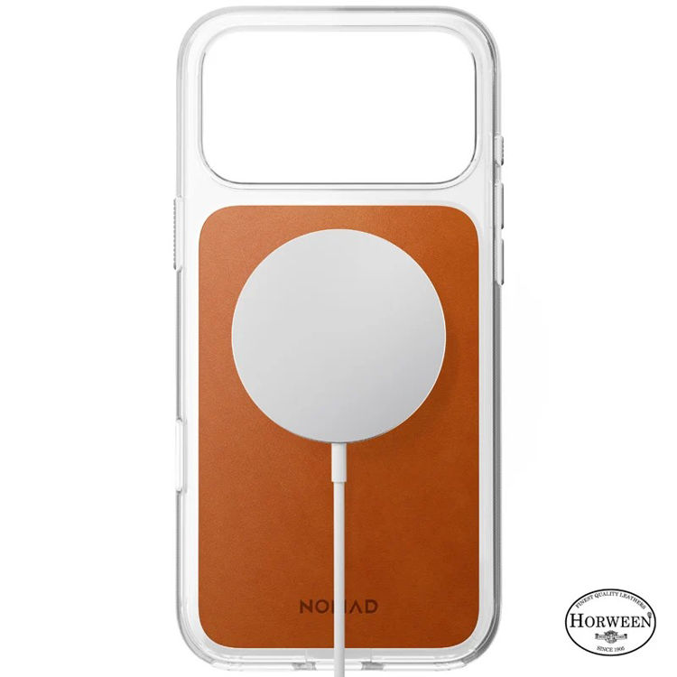 Picture of Nomad Clear Leather  iPhone 18 Pro Max Saddle_NM017736858
