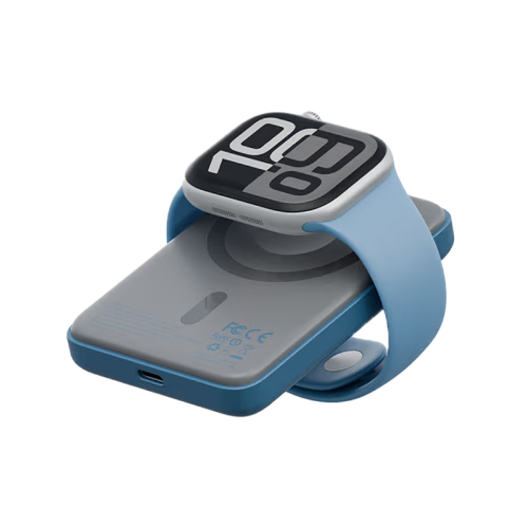 Picture of Energea Power Bank Bazic Gopower Snap Watch Charger 5000mAh Blue