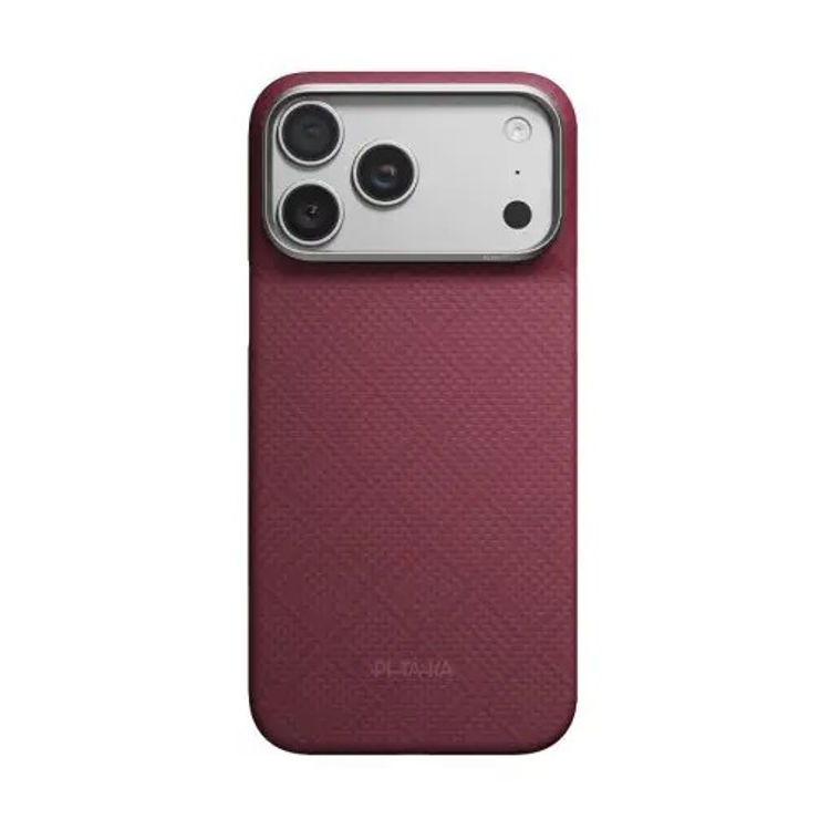 Picture of Pitaka Burgundy (Argyle)-03 
Edge Case For iPhone 18 Pro