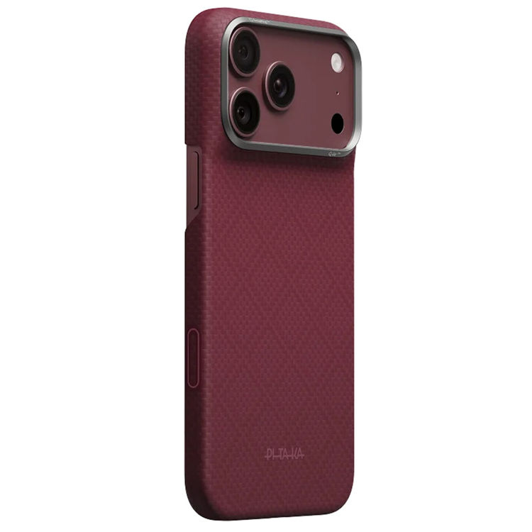 Picture of Pitaka Burgundy (Argyle)-03  Edge Case for iPhone 18 Pro Max
