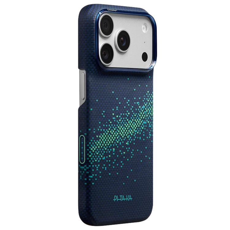 Picture of Pitaka Milky Way Galaxy Nearfield Blue Edge Case For iPhone 18 Pro