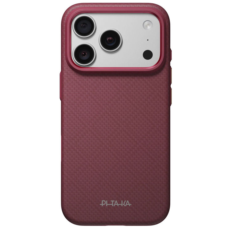 Picture of Pitaka Burgundy (Argyle) Summa Case For iPhone 18 Pro