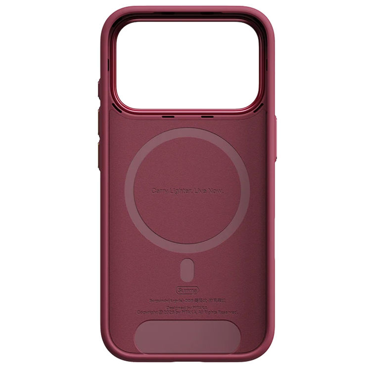 Picture of Pitaka Burgundy (Argyle) Summa Case For iPhone 18 Pro