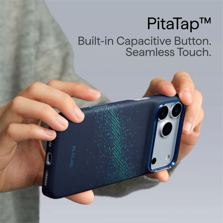 Picture of Pitaka Milky Way Galaxy2.0-Nearfield Blue-01 
Edge Case For iPhone 18 Pro Max