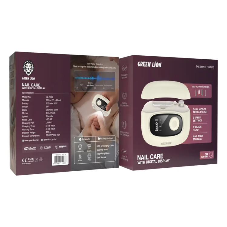 Picture of Green Lion Nail Care with Digital Display - Cream
