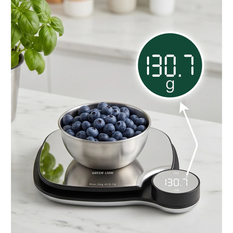 Picture of Green Lion DIGITAL KITCHEN SCALE  - Silver