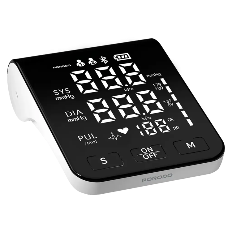 Picture of Porodo Rechargeable Upper Arm BP Monitor - White 