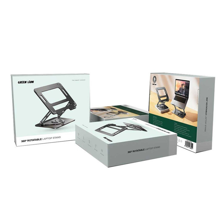 Picture of Green Lion 360 Rotatable Laptop Stand - Black 