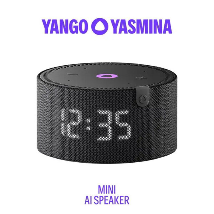 Picture of Yasmina Mini AI Smart Speaker | Arabic & English Voice Assistant – Dark Grey
