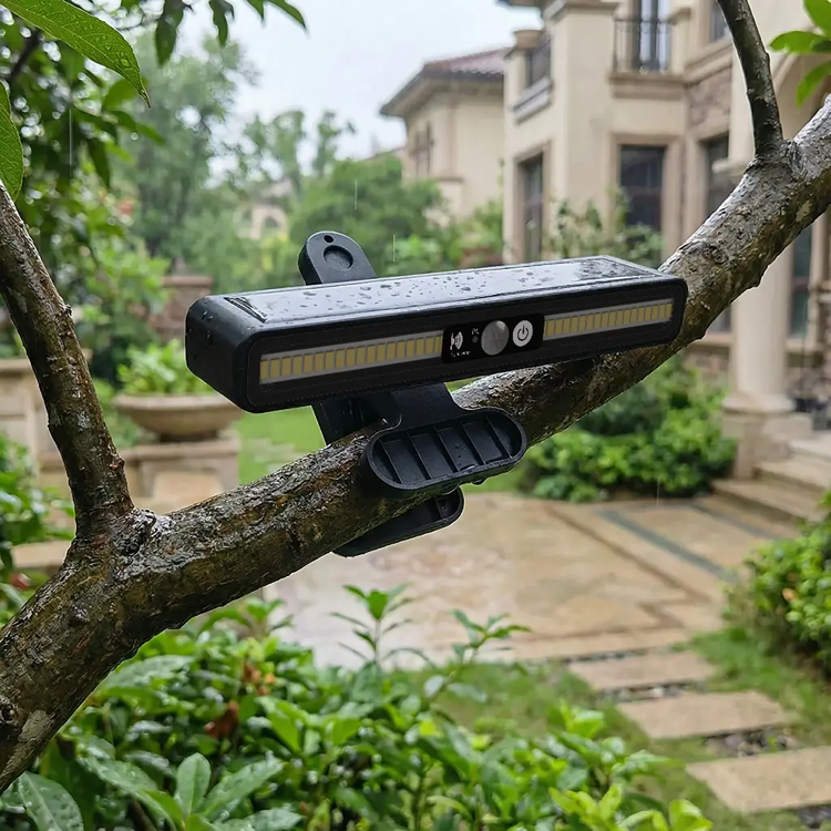 Picture of  Porodo Outdoor Solar Sensor Light with Built in Motion Sensor - Black