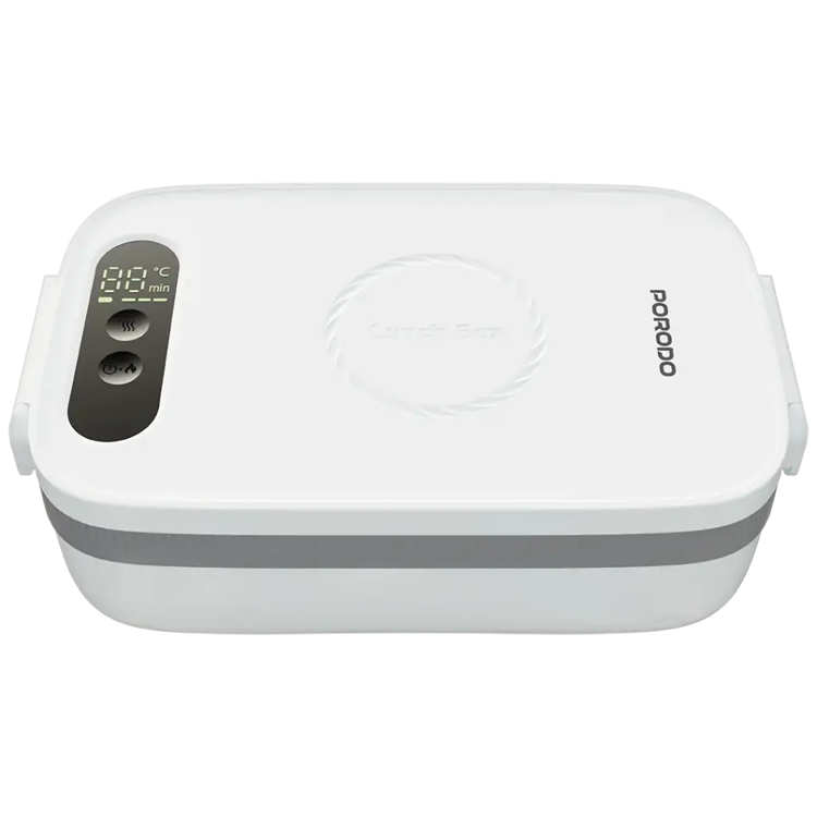 Picture of Porodo Lifestyle HeatMate Rechargeable Electric Lunch Box- White