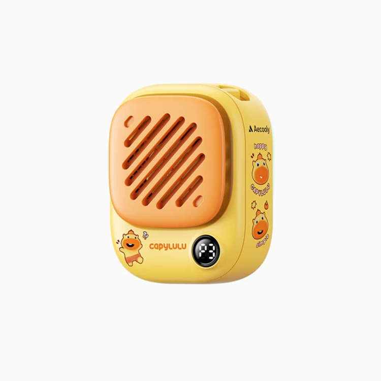 Picture of Aecooly Click01 Capylulu Neck Fan Yellow_NK01-YLW