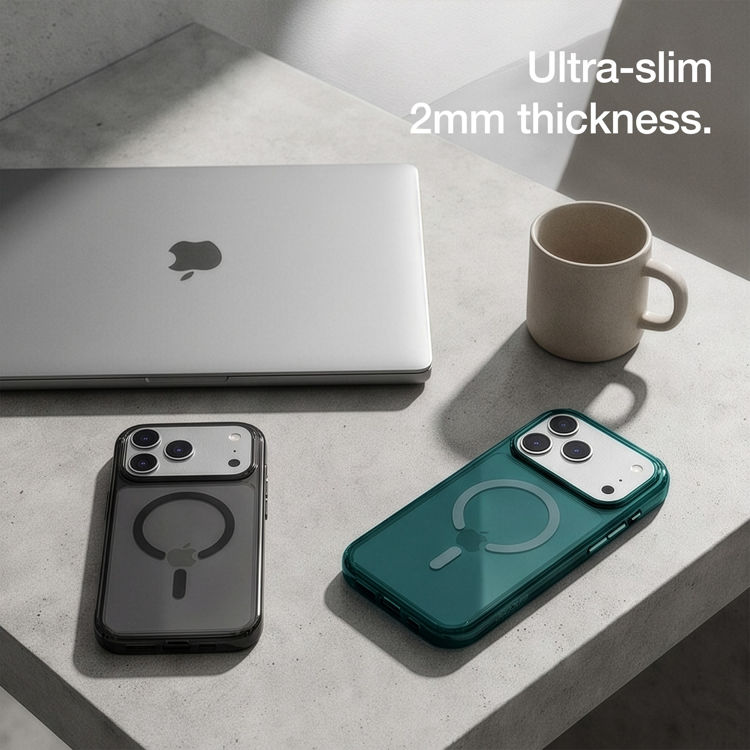 Picture of Incase Slim Case for MagSafe for 18 Pro  - Black Translucent