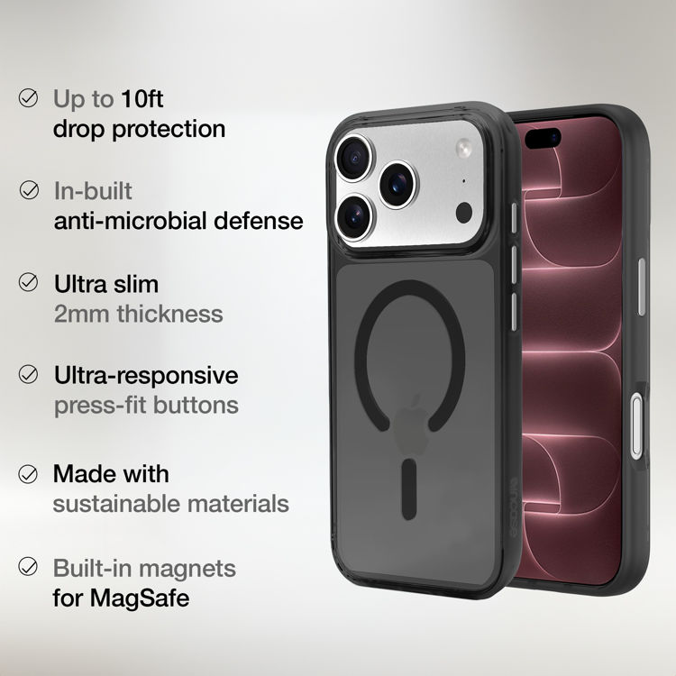 Picture of Incase Slim Case for MagSafe for 18 Pro Max - Black Translucent